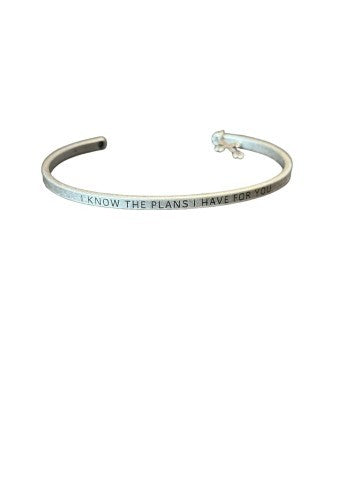 I KNOW THE PLANS I HAVE FOR YOU petite cuff