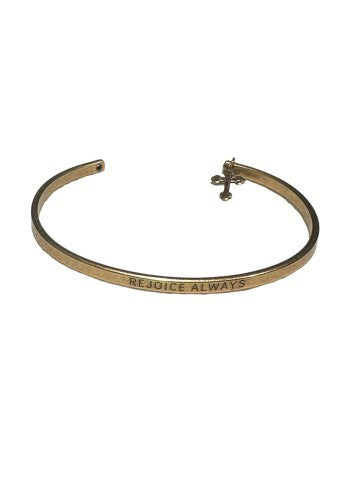 REJOICE ALWAYS petitie cuff