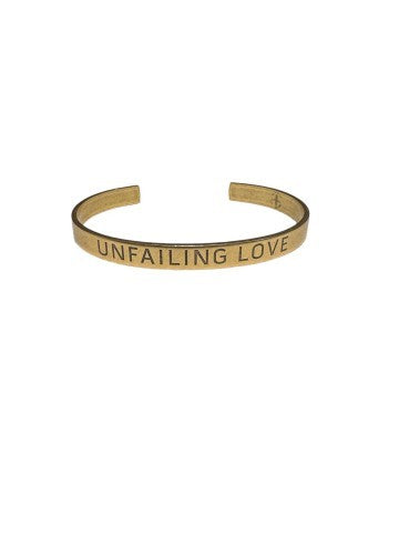 UNFAILING LOVE Glory Gold Cuff