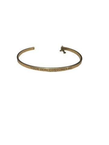 YOUR ZEAL CONSUMES ME petite cuff